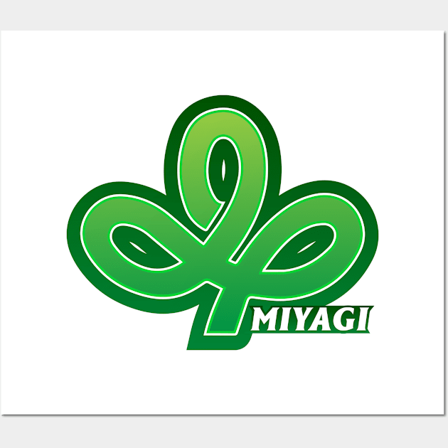 Miyagi Prefecture Japanese Symbol Wall Art by PsychicCat